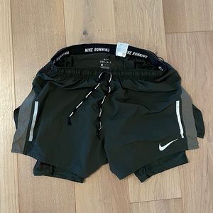 Nike x SoulCycle DriFit Running Shorts XL Green